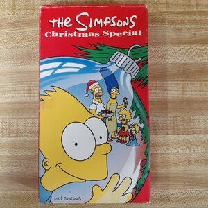 The Simpsons Christmas Special VHS Tape 1991 Holidays Matt Groening Homer Bart